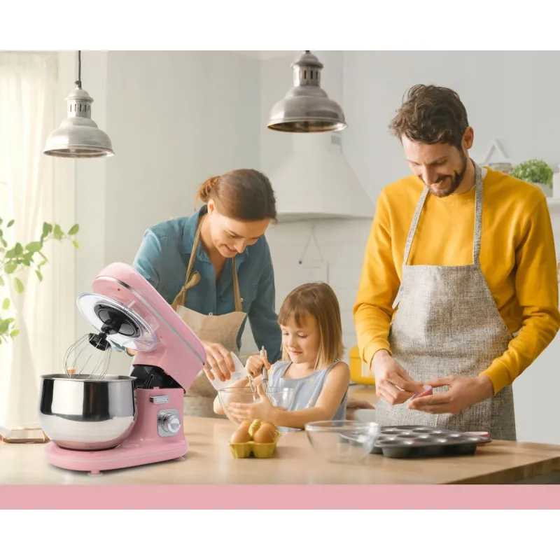 Кухонна машина (тістоміс) Clatronic KM 3711 Pink